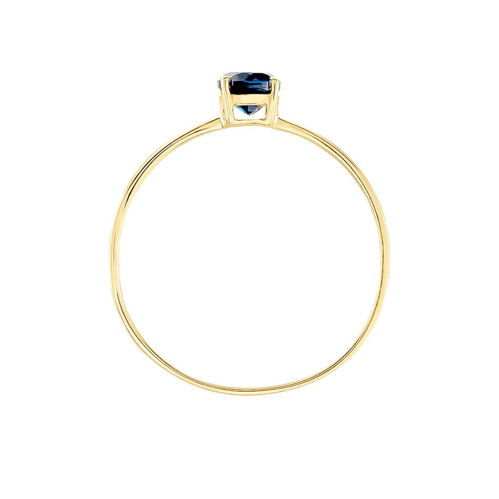 Bague Valentino Or Jaune Topaze - Bagues solitaires Femme | Histoire d&rsquo;Or