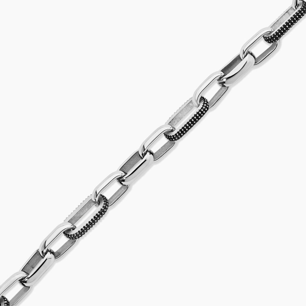 Bracelet Cesare Acier Blanc - Bracelets Homme | Histoire d&rsquo;Or