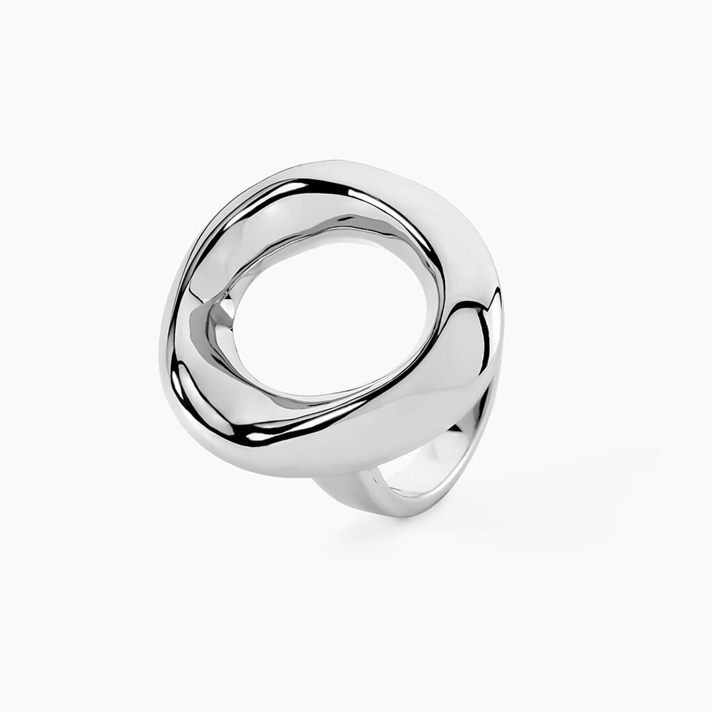 Bague Kelia Acier Blanc - Bagues fantaisie Femme | Histoire d&rsquo;Or