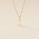 Pendentif Ionia Lettre Or Jaune - Pendentifs Famille | Histoire d&rsquo;Or