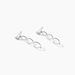 Boucles D'oreilles Pendantes Jolanda Argent Blanc - Boucles d'oreilles fantaisie Femme | Histoire d’Or