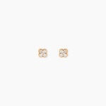 Boucles D'Oreilles Puces Magella Plaqu&eacute; Or Jaune Oxyde De Zirconium - Boucles d'oreilles fantaisie Femme | Histoire d&rsquo;Or