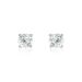 Boucles D'oreilles Puces Or Blanc Victoria Diamants - Clous d'oreilles Femme | Histoire d’Or
