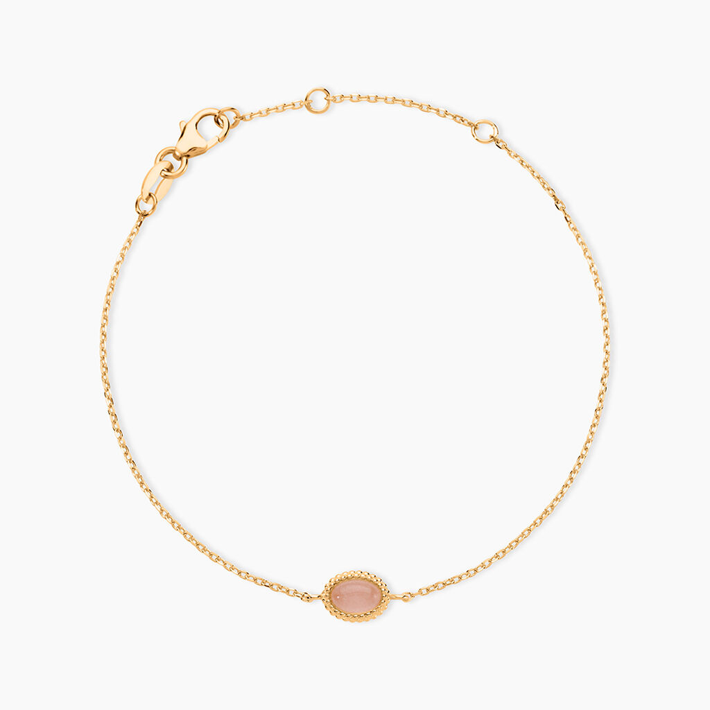 Bracelet Vintage Love Plaque Or Jaune Quartz - F&ecirc;te des m&egrave;res Femme | Histoire d&rsquo;Or