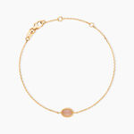 Bracelet Vintage Love Plaque Or Jaune Quartz - F&ecirc;te des m&egrave;res Femme | Histoire d&rsquo;Or