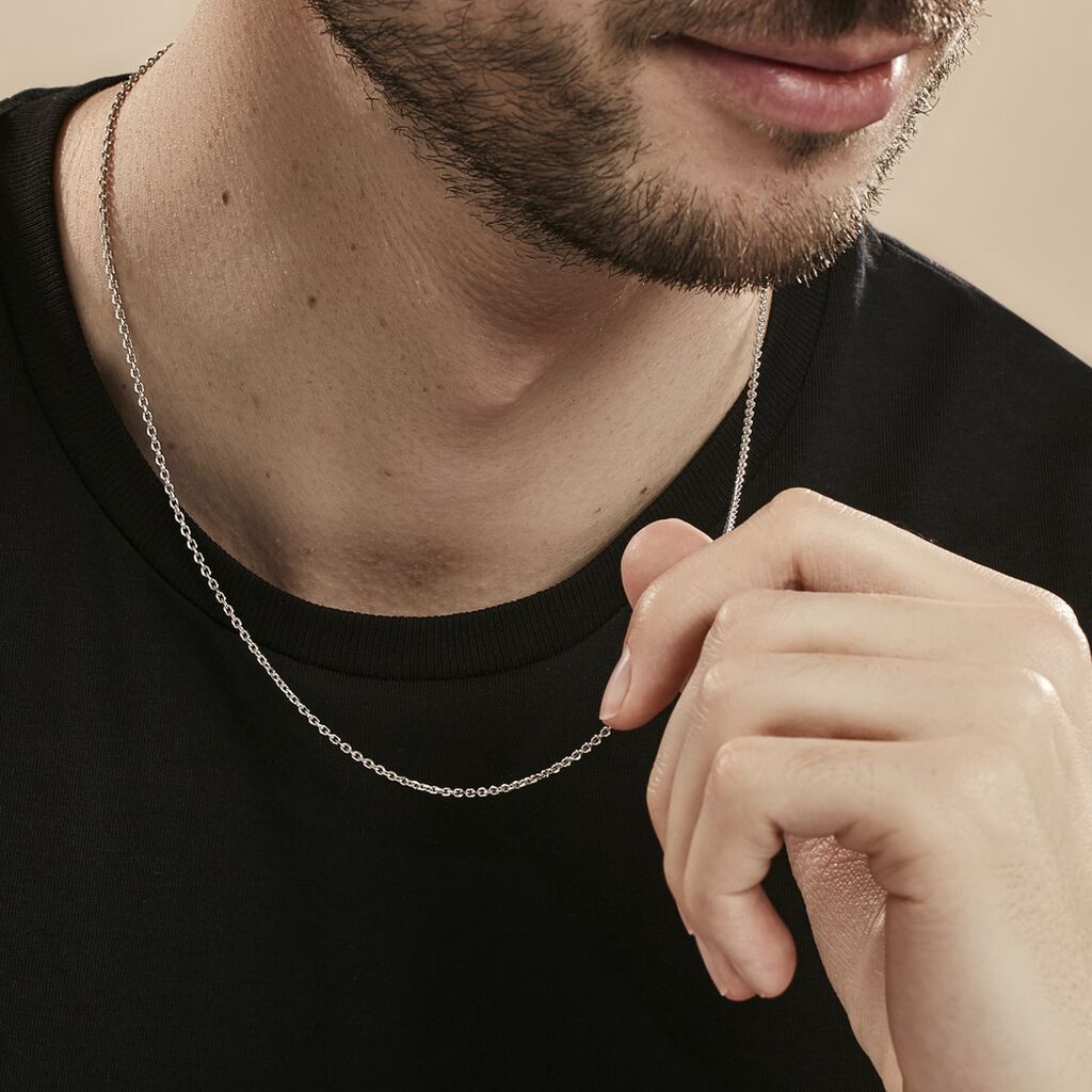 Collier Maille Argent Claudine - Chaines Homme | Histoire d’Or