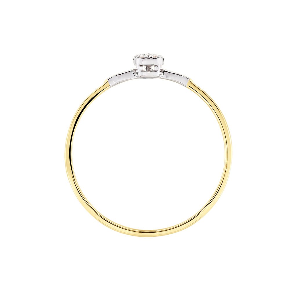Bague Piers Or Jaune Diamant - Bagues avec pierre Femme | Histoire d&rsquo;Or