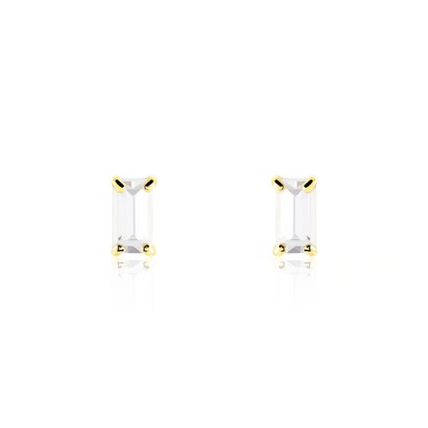 Boucles D'oreilles Puces Giroflee Or Jaune Oxyde - Clous d'oreilles Femme | Histoire d’Or