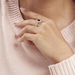 Bague Vladimir Or Blanc Saphir Diamants - Bagues solitaires Femme | Histoire d&rsquo;Or