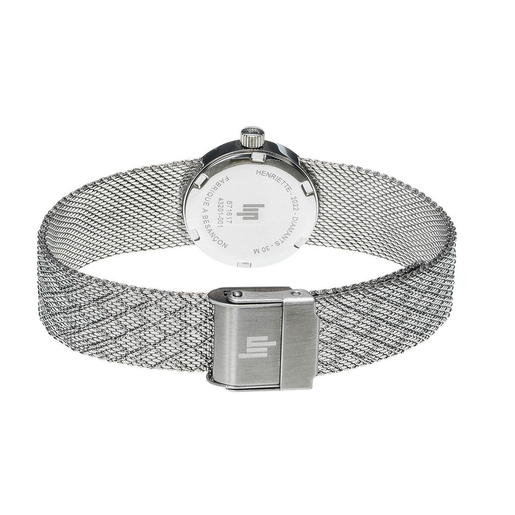 Montre Lip Henriette Diamant Nacre Noire - Montres Femme | Histoire d’Or