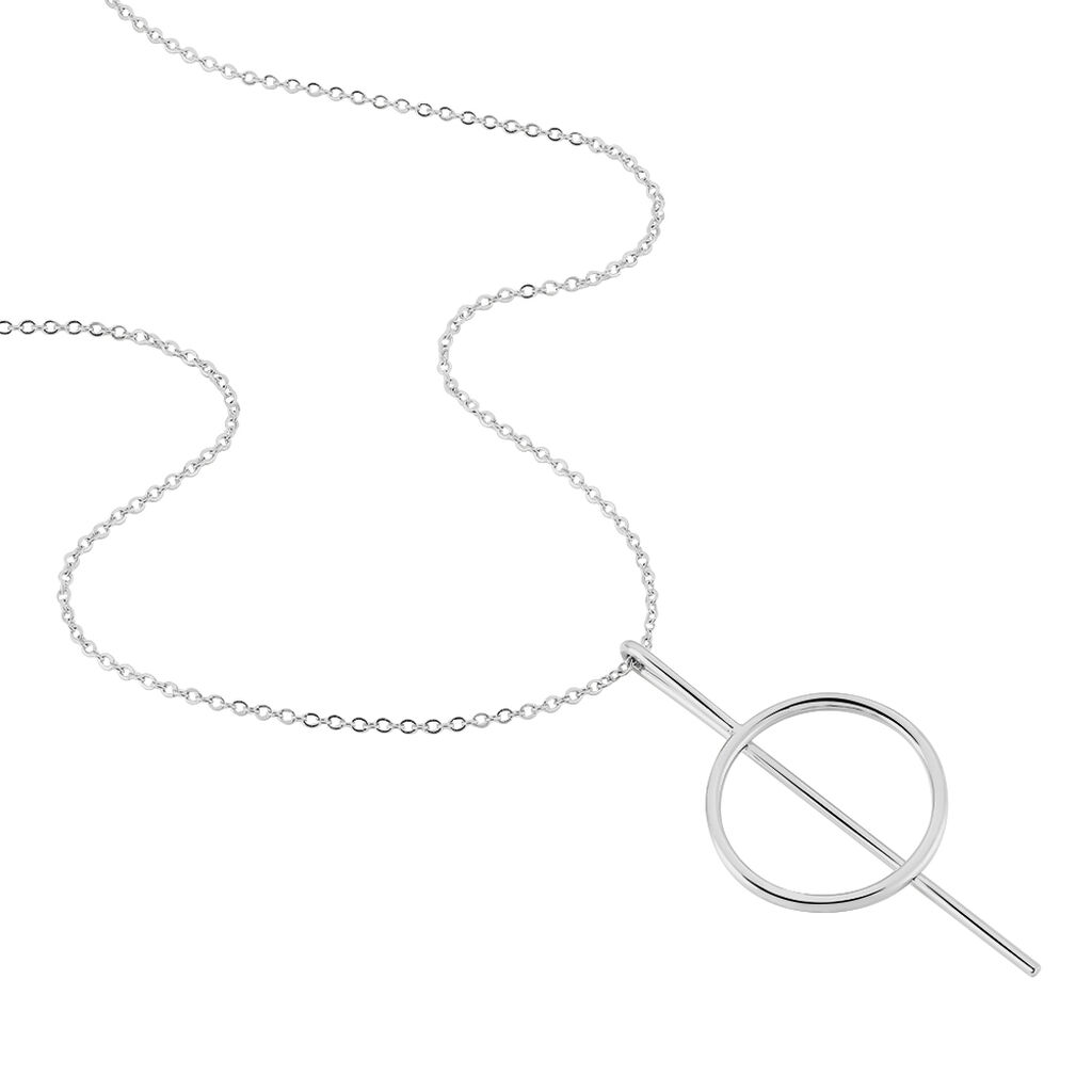 Collier Sautoir Timie Acier Blanc - Sautoirs Femme | Histoire d&rsquo;Or