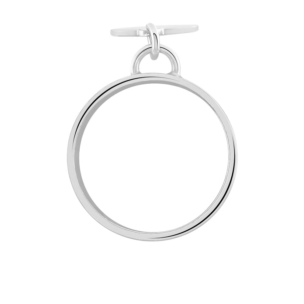 Bagues fantaisie Cercle Argent Sans pierre Blanc 925 1000