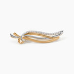Broche Annaline Plaqu&eacute; Or Jaune Oxyde De Zirconium - Broches Femme | Histoire d&rsquo;Or