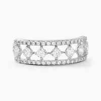 Bague The Crown Or Blanc Oxyde De Zirconium