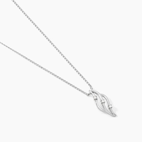 Collier Marnie Or Blanc Diamant - Colliers Femme | Histoire d’Or