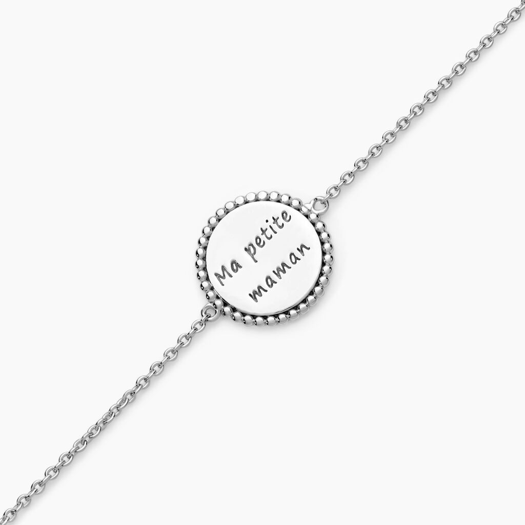 Bracelet Mayi Argent Blanc - F&ecirc;te des m&egrave;res Femme | Histoire d&rsquo;Or