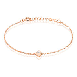Bracelet Rossana Argent Rose Turquoise Blanche - Bracelets Coeur Femme | Histoire d’Or