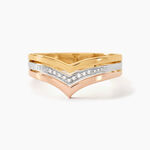 Bague Alix Or Tricolore Diamant - Bagues avec pierre Femme | Histoire d&rsquo;Or