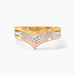 Bague Alix Or Tricolore Diamant - Bagues avec pierre Femme | Histoire d’Or