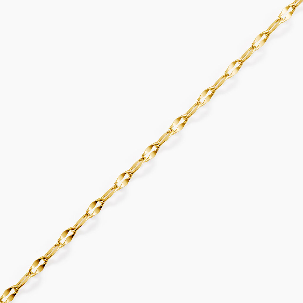 Bracelet Mauricette Acier Jaune - Bijoux sans pierre Femme | Histoire d&rsquo;Or