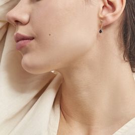 Boucles D'oreilles Pendantes Goutte Or Jaune Saphir - Boucles d'oreilles pendantes Femme | Histoire d’Or