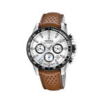 Montre Festina Timeless Chronographe Blanc - Montres Homme | Histoire d&rsquo;Or