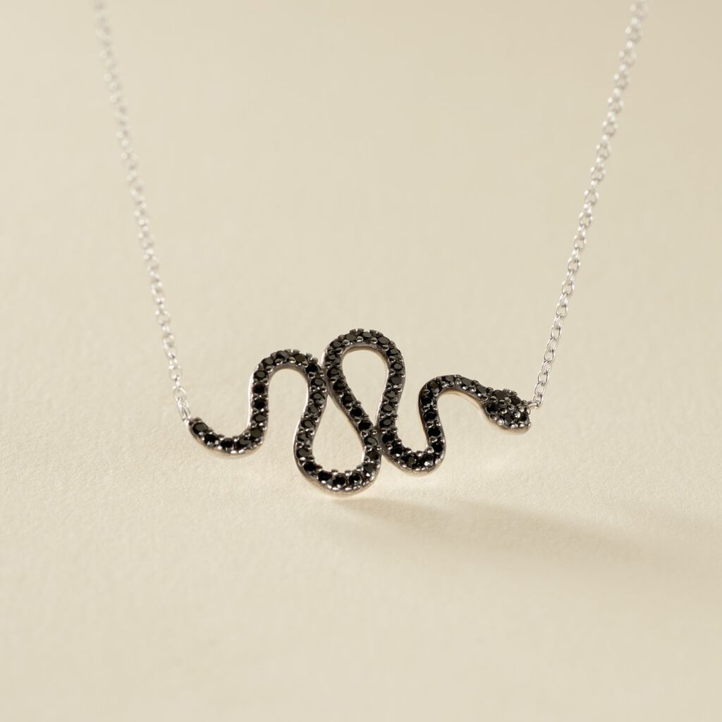 Collier Muses Argent Oxydes De Zirconium - Colliers fantaisie Femme | Histoire d&rsquo;Or