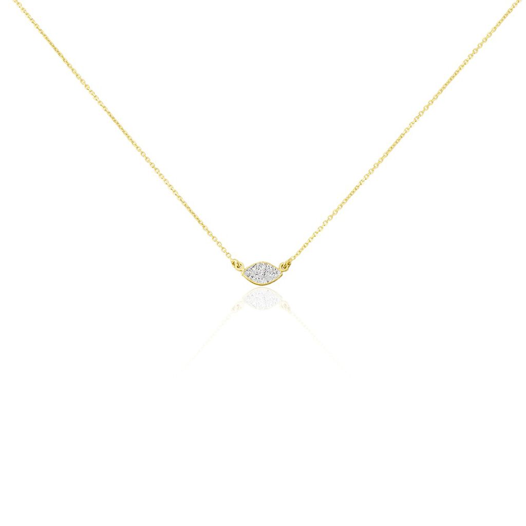 Collier Fittonia Or Jaune - Colliers Femme | Histoire d&rsquo;Or