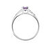 Bague Rio Argent Blanc Oxyde De Zirconium - Bagues solitaires Femme | Histoire d’Or