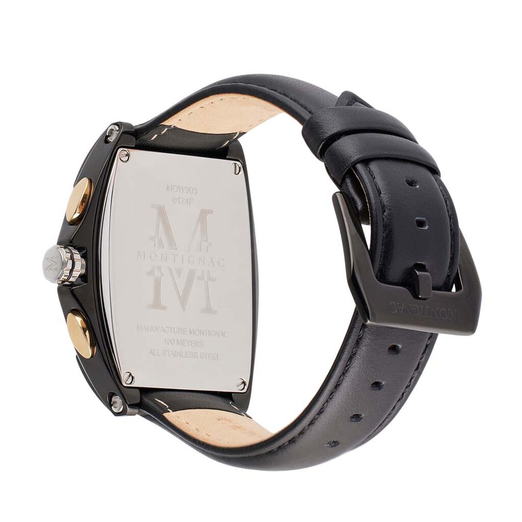 Montre Montignac Tonneau Doré - Montres Homme | Histoire d’Or