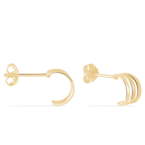 Créoles Dally Plaqué Or Jaune - Boucles d'oreilles créoles Femme | Histoire d’Or