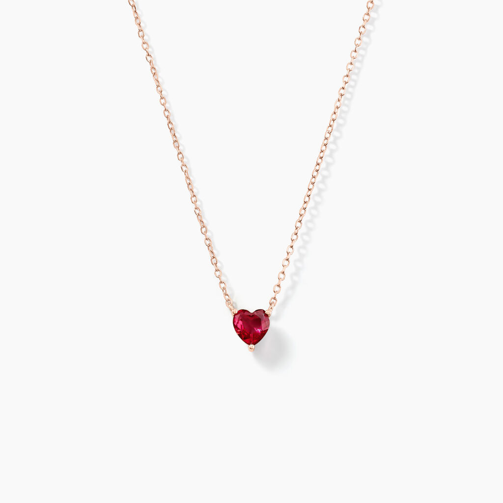 Collier Kelvyn Argent Rose Oxyde