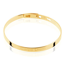 Bracelet Jonc Gravita Argent Jaune - Bracelets fantaisie Femme | Histoire d’Or