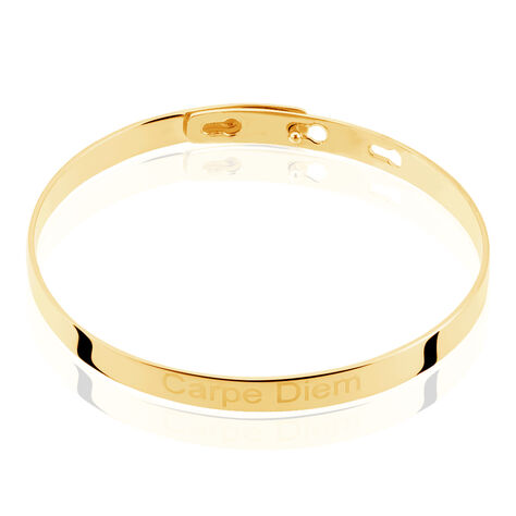 Bracelet Jonc Gravita Argent Jaune - Bracelets fantaisie Femme | Histoire d’Or