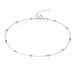 Chaîne De Cheville Millia Argent Blanc - Chaînes de cheville Femme | Histoire d’Or
