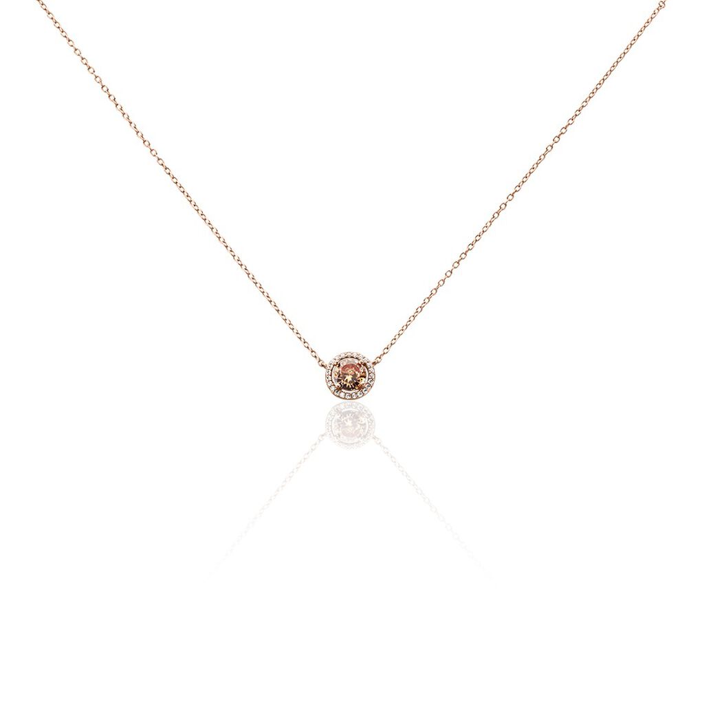 Collier Rio Copacabana Argent Rose Oxyde De Zirconium
