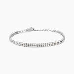 Bracelet Anthia Argent Blanc Oxyde De Zirconium - Bracelets Femme | Histoire d&rsquo;Or