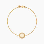 Bracelet Fazia Argent Dor&eacute; A L'Or 750/1000 - Bijoux sans pierre Femme | Histoire d&rsquo;Or