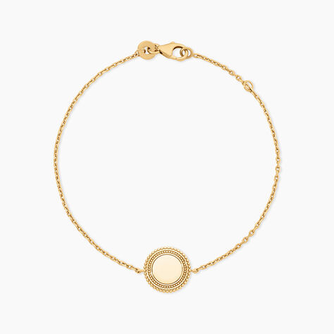 Bracelet Fazia Argent Dor&eacute; A L'Or 750/1000 - Bijoux sans pierre Femme | Histoire d&rsquo;Or