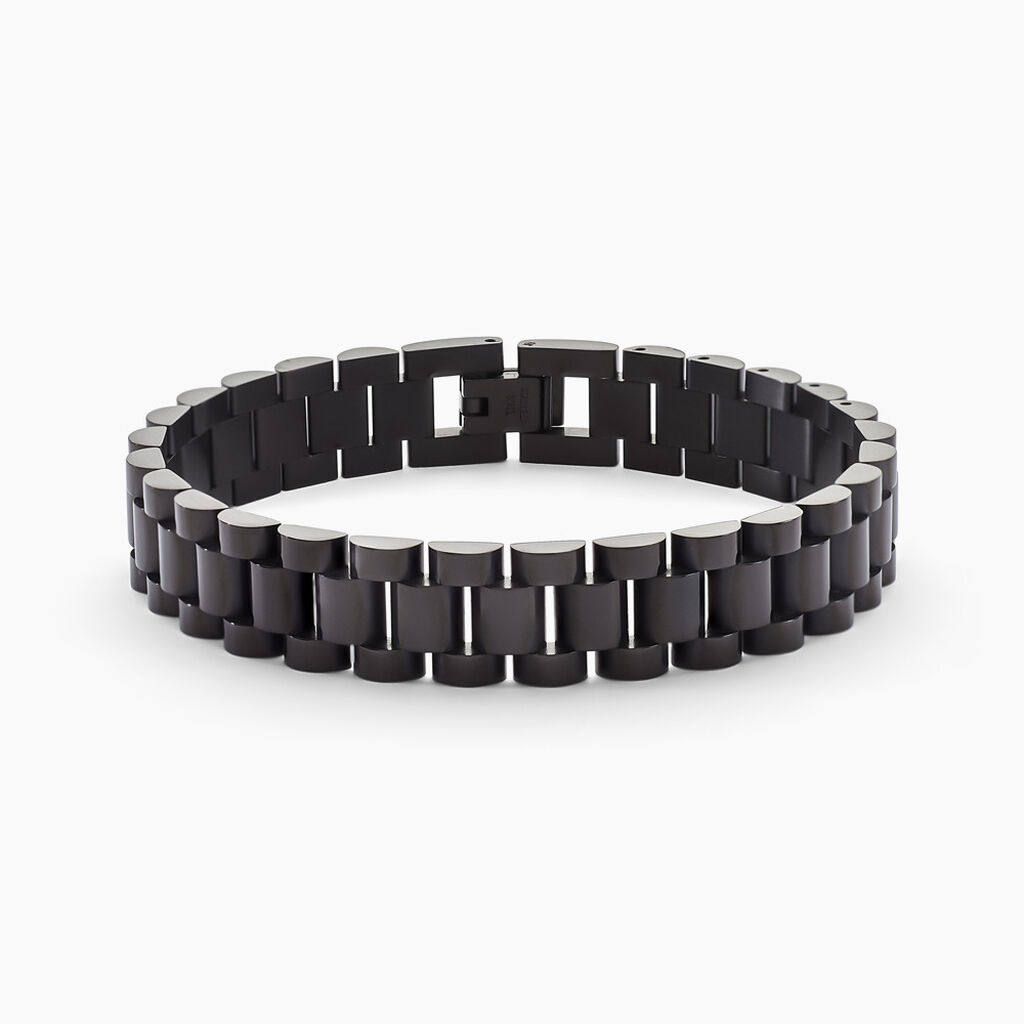 Bracelet Najac Acier Noir - Bracelets Homme | Histoire d’Or