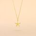 Collier Or Jaune Aenor Motif Etoile De Mer - Colliers Femme | Histoire d’Or