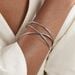 Bracelet Jonc Hugoline Argent Blanc - Bracelets joncs Femme | Histoire d’Or