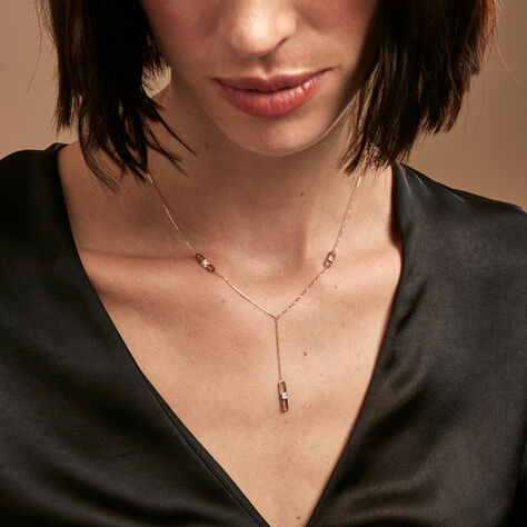 Collier Minimalist Chic Or Jaune Oxyde De Zirconium - Colliers Femme | Histoire d’Or