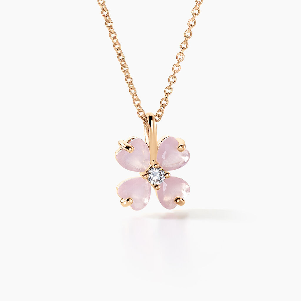 Collier Sendai Plaqué Or Jaune Oxyde De Zirconium - Colliers fantaisie Femme | Histoire d’Or