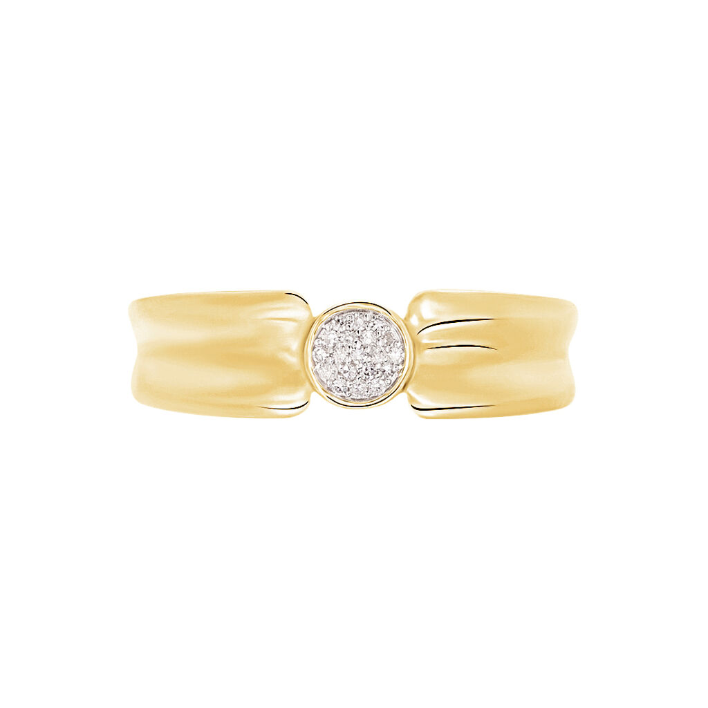 Bague Tamaya Or Jaune Diamant - Bagues avec pierre Femme | Histoire d’Or