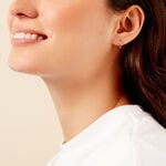 Cr&eacute;oles Lady Code Acier Jaune - Boucles d'oreilles cr&eacute;oles Femme | Histoire d&rsquo;Or