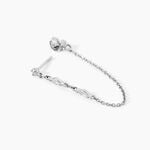 Boucles D'Oreilles Pendantes Rain Argent Blanc Oxyde De Zirconium - Boucles d'oreilles fantaisie Femme | Histoire d&rsquo;Or