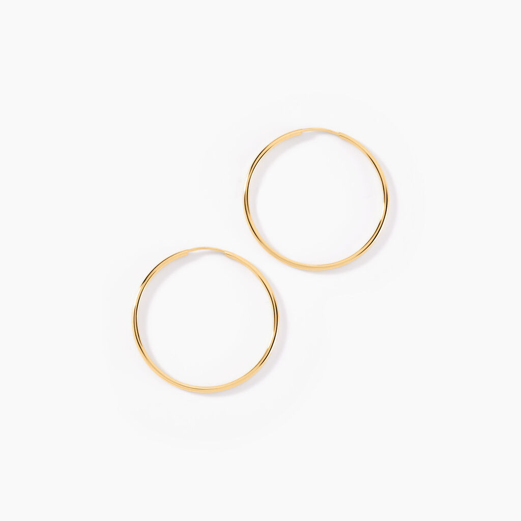 Créoles Valencina Or Jaune - Boucles d'oreilles créoles Femme | Histoire d’Or