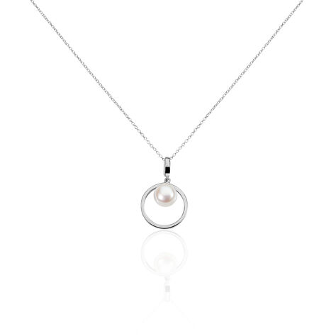 Collier Ivana Argent Blanc Perle De Culture - Colliers fantaisie Femme | Histoire d’Or