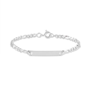 Bracelet Identité Vivian Argent Blanc